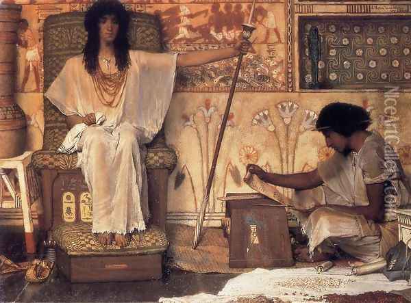 Joseph, Overseer of Pharaoh's Graneries Oil Painting - Sir Lawrence Alma-Tadema