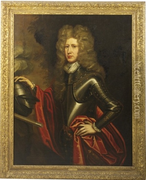 Portrait Of William Keith, 9th Earl Marischal (1664-1712) Oil Painting - Sir John Baptist de Medina