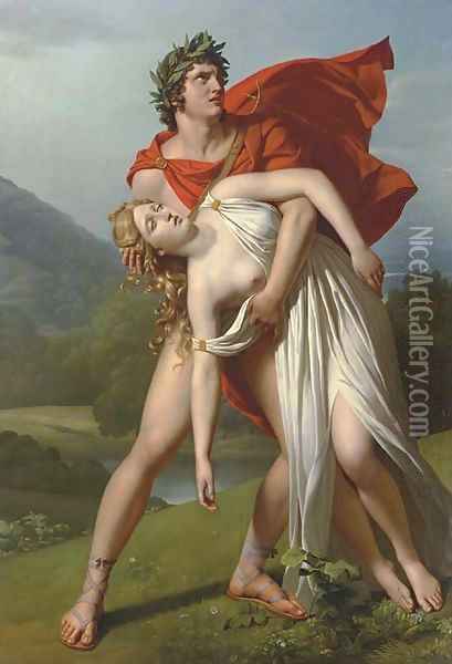 Orpheus and Eurydice Oil Painting - Joseph Paelinck