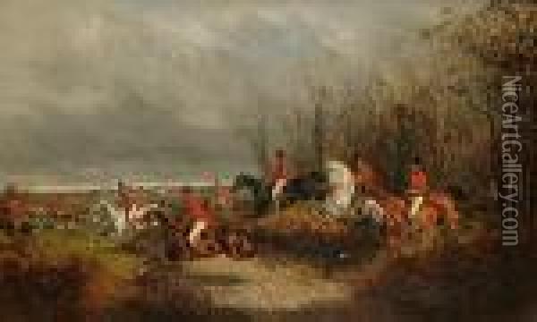 The Hunt Oil Painting - Alexander Ritter Von Bensa