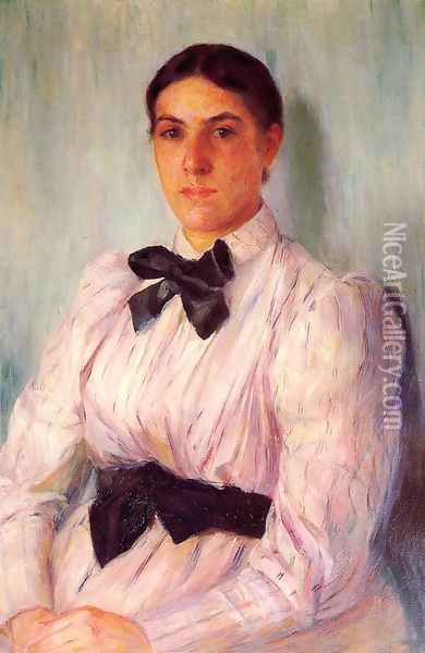 Portrait of Mrs. William Harrison Oil Painting - Mary Cassatt