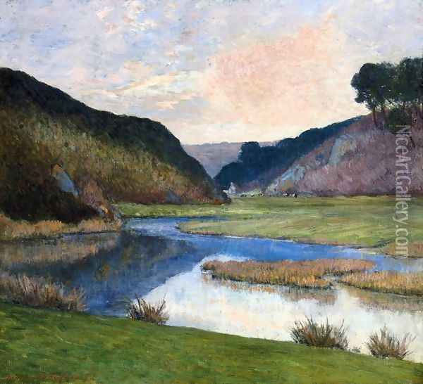 La Bretagne, vallee du Guilly, Moelan Oil Painting - Maxime Maufra