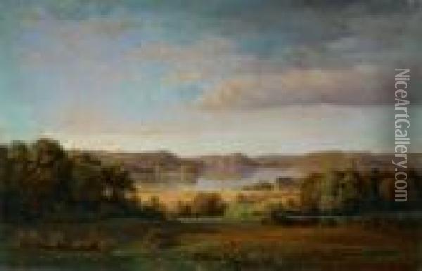 Schleswig-holsteinische Landschaft Oil Painting - Louis Gurlitt
