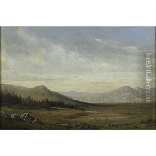 A California Landscape Oil Painting - Frederick A. Butman