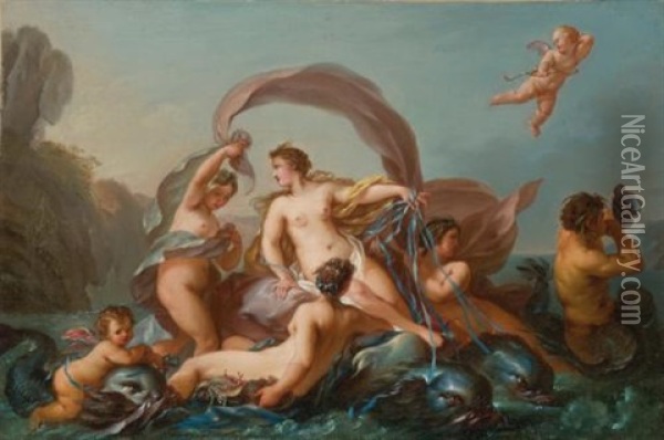 The Birth Of Venus Oil Painting - Jean Baptiste Marie Pierre