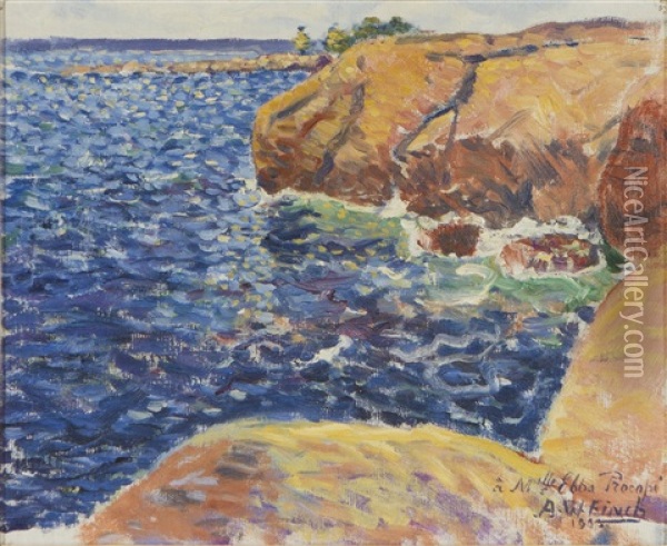 Archipelago Oil Painting - Alfred William (Willy) Finch