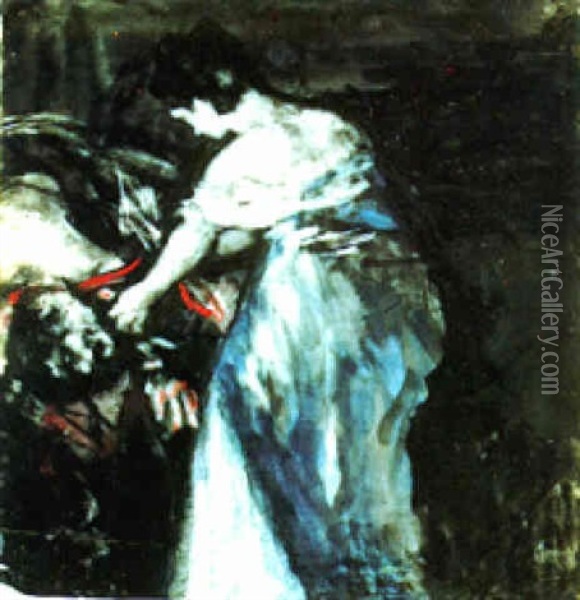 Judith And Holofernes Oil Painting - Francisco Goya