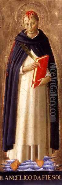 St Peter Martyr Oil Painting - Angelico Fra