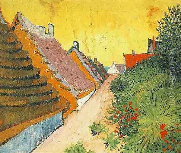 Rue de Saintes-Maries 1888 Oil Painting - Vincent Van Gogh