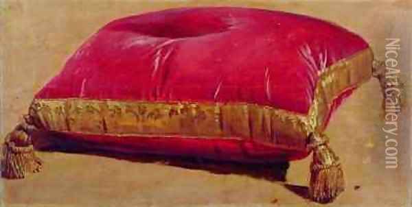 Sketch for a velvet cushion Oil Painting - Claude Francois Desportes