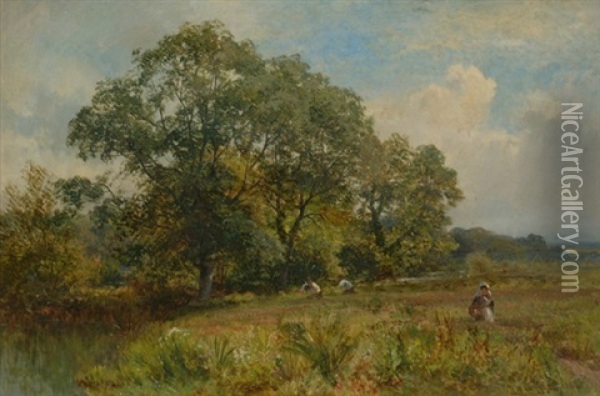 Early Summer In Buckinghamshire Oil Painting - Walter Wallor Caffyn