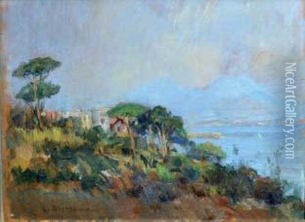 Paesaggio Oil Painting - Luigi Crisconio