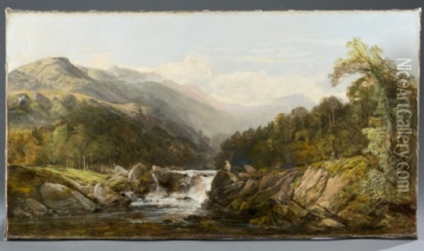 Landscape Oil Painting - John Adam P. Houston