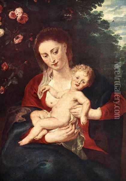 Virgin and Child Oil Painting - Peter Paul Rubens