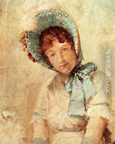 Portrait Of Harriet Hubbard Ayers Oil Painting - William Merritt Chase