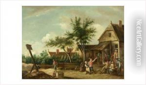 Untitled Oil Painting - David The Younger Teniers