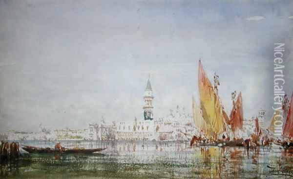 Venice Oil Painting - Felix Ziem