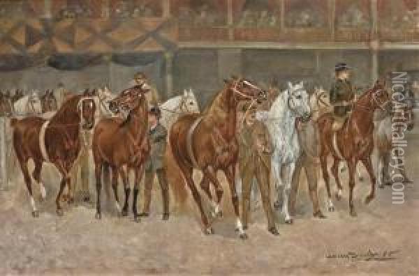 The Horse Show Oil Painting - Gean Smith