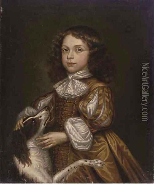 Portrait of a boy Oil Painting - John Hayls