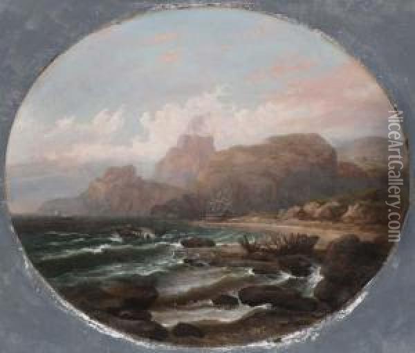 Treacherous Cove Oil Painting - Thomas Birch