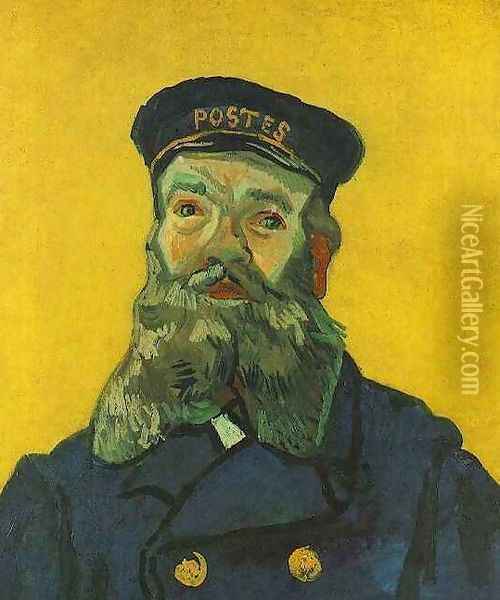 Portrait Of The Postman Joseph Roulin III Oil Painting - Vincent Van Gogh