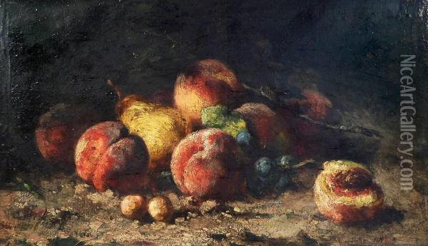 Naturemorte Aux Fruits Oil Painting - Charles Camarroque