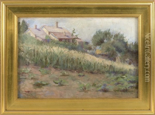 House In A Landscape, Provincetown, Massachusetts Oil Painting - Pauline Palmer