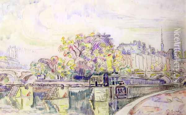 Paris, 1923 Oil Painting - Paul Signac