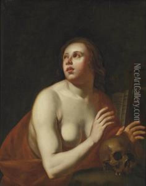 The Penitent Magdalen Oil Painting - Jan Van Bijlert
