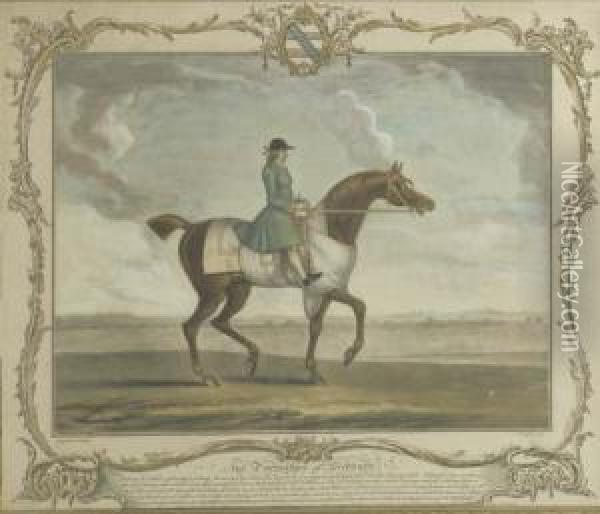 The Portraiture Of Sedbury Oil Painting - James Seymour And Thomas Spencer