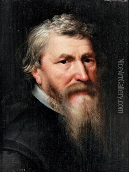 Portrait En Buste De Lubbert Gerritsz Oil Painting - Michiel Janszoon van Mierevelt