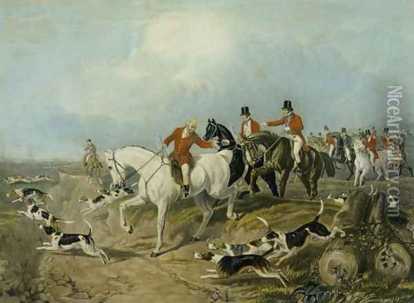 The Find, engraved by Huffman and Mackrill Oil Painting - John Frederick Herring Snr