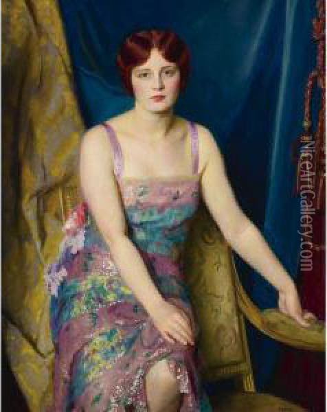 Glitter Oil Painting - William Macgregor Paxton