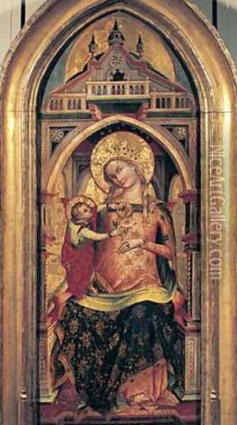 The Virgin and Child 1372 Oil Painting - Veneziano Lorenzo