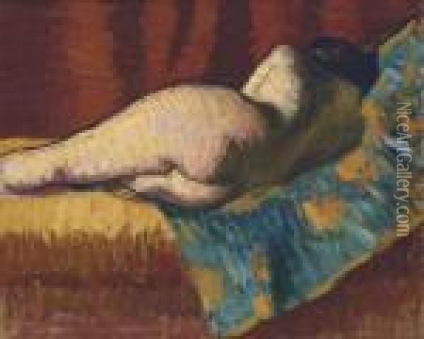 Reclining Nude Oil Painting - Roderic O'Conor