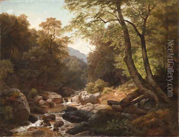 In the Catskills Oil Painting - Paul Weber