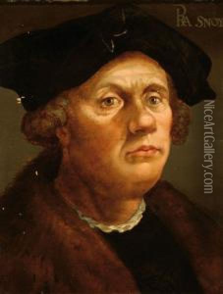 Portrait Of A Man Oil Painting - Hans Holbein the Younger