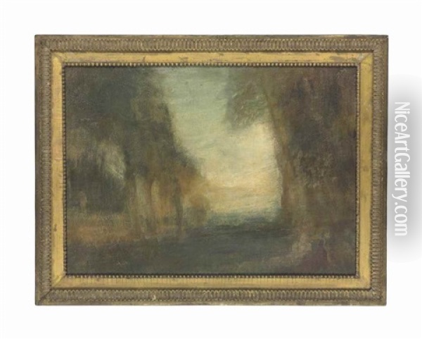 Homage A Turner Oil Painting - Arthur Ambrose McEvoy