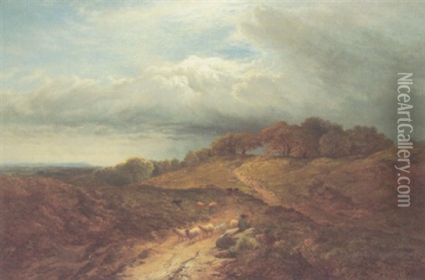 Storm Approaching Oil Painting - Arthur Gilbert
