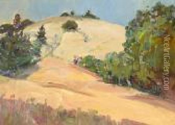 Hill In Marin Oil Painting - Selden Connor Gile
