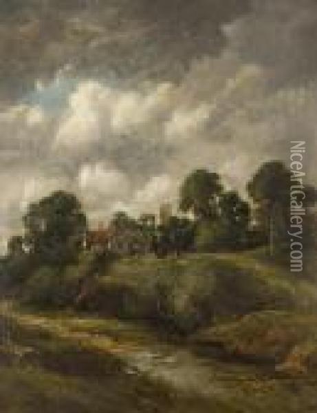 Glebe Farm, Langham Oil Painting - John Constable