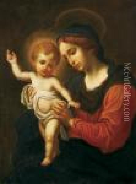 The Madonna And Child Oil Painting - Carlo Dolci