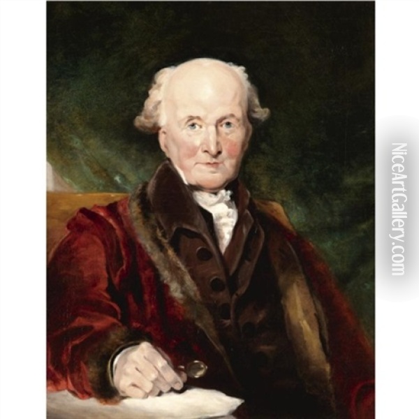 Portrait Of John Julius Angerstein Oil Painting - Thomas Lawrence