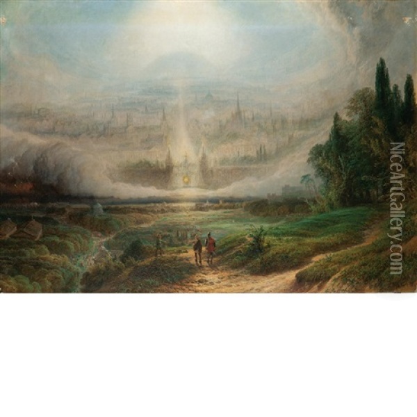 The Pilgrim's Progress Oil Painting - Henry Dawson