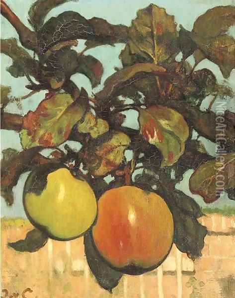 Apples Oil Painting - Jacobus Van Looy