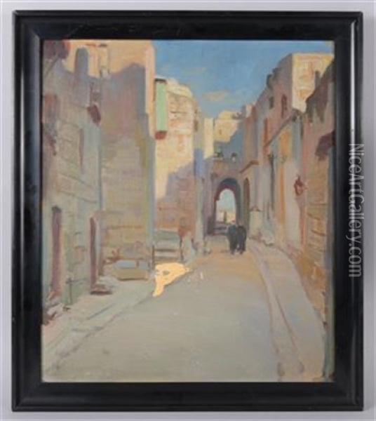 Jerusalem Oil Painting - Abraham Neumann