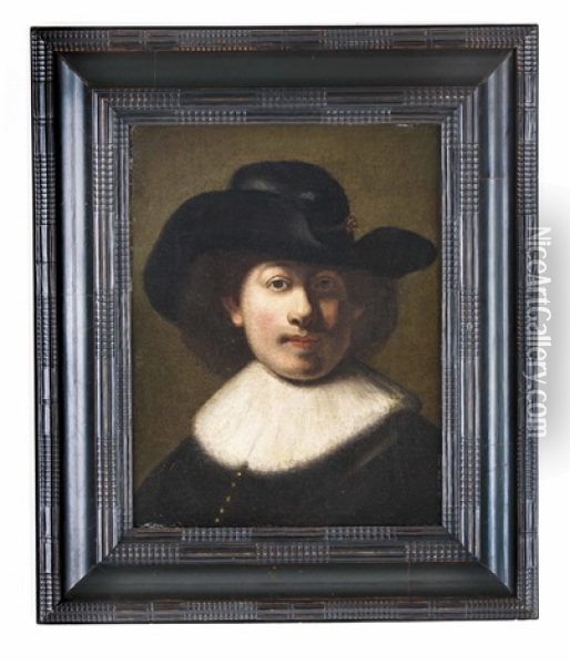 Bildnis Eines Jungen Herrn Oil Painting -  Rembrandt van Rijn