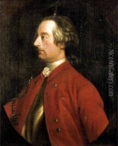 Portrait Of Hugh, 3
 Viscount Primrose , Lord Register Of Scotland Oil Painting - Williamson