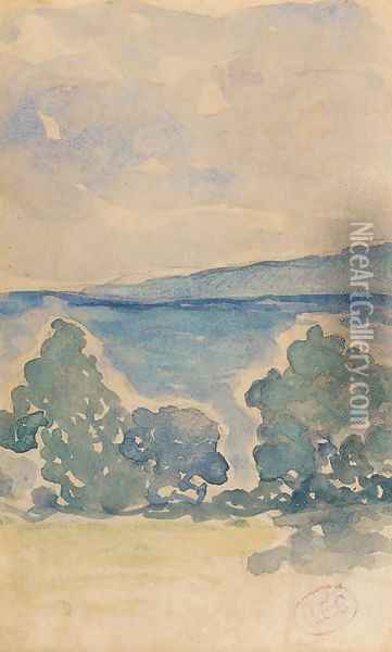 Paysage Oil Painting - Henri Edmond Cross