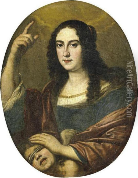 Portrait Of Vittoria Della 
Rovere, Archduchess Of Tuscany (1622-1694), Wife Of Ferdinando Ii De' 
Medici, Depicted As An Allegory Of Celestial Venus Oil Painting - Justus Sustermans